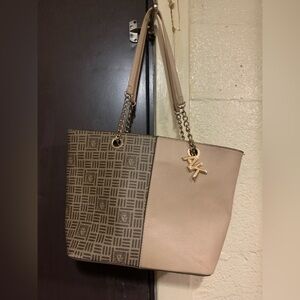 Anne Klein Lion Logo Tote Bag